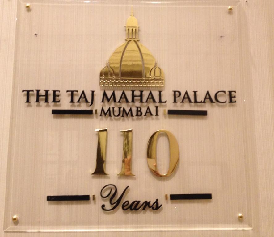 The Taj Mahal Tower, Mumbai Hotel Bagian luar foto 110 Years Logo